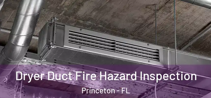 Dryer Duct Fire Hazard Inspection Princeton - FL